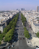 From the Arc de Triumph