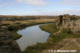 Milk River, Writing on Stone