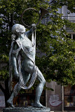 Statues and fountain at Semovazne Namesti