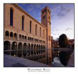 Winter Sunset over UWAs Winthrop Hall (HDR Image)