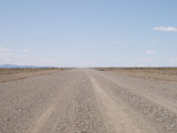 The road leaving El Chalten