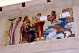 Fresco above entry rotunda