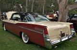 Fin View of a 1956 Chrysler New Yorker St. Regis Hardtop. Virgil Exner's Forward Look Fin Era at Chrysle