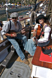 Musicians aboard the Exy Johnson