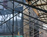 Scaffolding at Houston Street