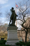 Lafayette Statue & Park Flag
