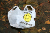 Have a Nice Day Bag in a Puddle