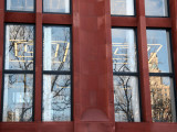 NYU Library Window Reflections