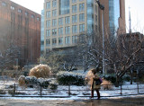 Bocce Ball Court Garden & NYU Student Center & Library