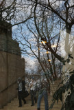 NYU Student Center Main Entrance with Park Reflection