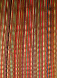 Small Bathroom Rug Woven with Multi-colored Nylon Strips