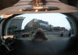 Crate & Barrel Window with Reflections