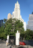 Woolworth Building & City Hall Gate at Center Street