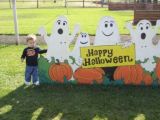 Susies grandson , 22 mths at the Pumpkin Patch