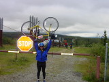 Mike at the alaska pipeline