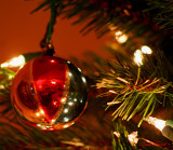 RED AND GREEN ORNAMENT