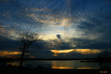 SUNSET AT THE LAKE
