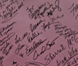 SIGNING THE BOARD