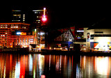 NIGHT REFLECTIONS AT INNER HARBOR