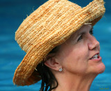 LADY AT THE POOL