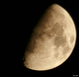 GINNIES MOON SEEN FROM TEXAS