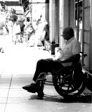 BEGGING ON THE STREET