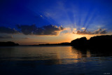 SUNSET TONIGHT ON THE BOAT