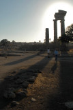 Sunset on the ruins