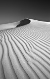 White Sands in black and white