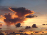 Sunset over the keys