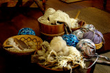 Carding the Wool