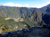 Machu Picchu as Seen 1,000 Feet Below, From the Sun Gate
