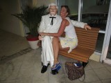 outside the KFC (we didn't eat here but just walked by and had to get a pic)