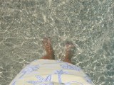 my feet again in the water  (one last step into the ocean before we left)