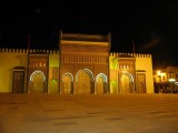 stunning brass doors of the  Dar el-Makhzen in Fes