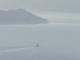 U34-S184 Bergen - Norwegen April 2007 - Herdlefjorden ahead - Passing a  SailingBoat