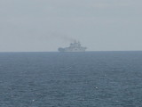 HMS Illustrious Norwegian Coast Misty and Rainy.JPG