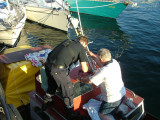 Police Officer-Helping our friends from the West-To get on shore for repair - and then Oslo-Bergen-Shetlands-Faeroyar