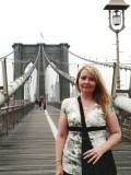 me on the Brooklyn Bridge