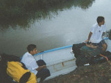 loading river boat