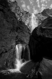 Yosemite Falls from Below Black and White.jpg