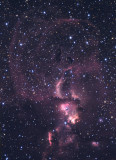 NGC 3576 LRGB