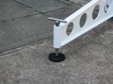 Leg end height adjustment