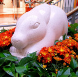 Bufano sculpture - Hillsdale Mall
