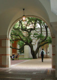 Humanities archway - Rice University