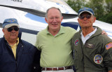 Crew chief, passenger, and pilot.