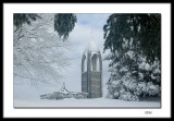 Monastery in the snow