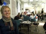 Karin in cafe Smck, Ume