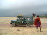 Maasai in Ngorongoro Crater