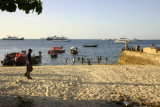 Beach in Stone Town, Zanzibar